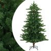 vidaXL Umjetno božićno drvce 120 cm PVC i metal Zelena