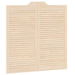 vidaXL Vrata na rasklapanje 100 x 50 cm Masivna borovina Prirodna
