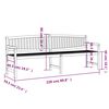 vidaXL Vrtna klupa 228 x 59,5 x 90 cm od masivne tikovine