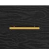 vidaXL Noćni ormarić 2 pcs Crna 40 x 35 x 47,5 cm Konstruirano drvo