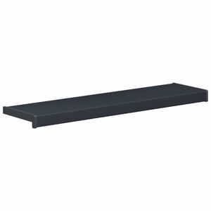 vidaXL Prozorska klupčica Antracit s drvenim uzorkom 60 x 25 x 4,5 cm