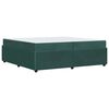 vidaXL Krevetna konstrukcija Tamnozelena 200 x 200 cm tkanina