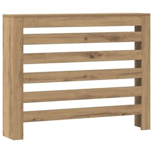 vidaXL Pokrov za radijator boja artisian hrast 104x20x82 cm drveni