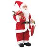 vidaXL Figura Djed Božićnjak Crvena 46 cm Poliester