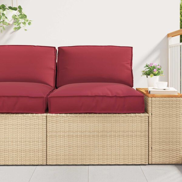 vidaXL Set jastučića za palete 2 pcs Krema 80 x 80 x 12 cm