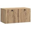 vidaXL TV ormar za zid Zidne Hrast artisan 59,5 x 31 x 30 cm
