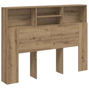 vidaXL Ormarić s uzglavljem Artisan hrast 140x19x103,5 cm