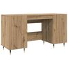 vidaXL Stol hrast artisan Konstruirano drvo 140 x 50 x 75 cm