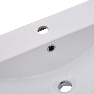 vidaXL Ugradbeni umivaonik 101 x 39,5 x 18,5 cm keramički bijeli