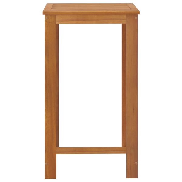 vidaXL 3-dijelni vrtni barski set s jastucima crni