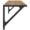 vidaXL Police na zidu Zidne 2 pcs Umjetnički hrast 80 x 25 x 25,5 cm