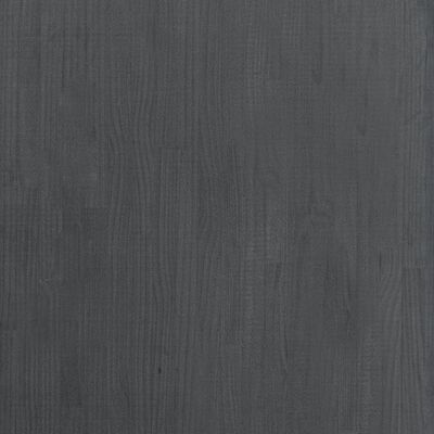 vidaXL Visoki ormarić sivi 80 x 30 x 210 cm od masivne borovine