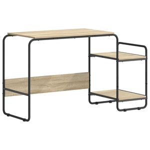 vidaXL Stol s pohranom Hrast sonoma 131.5 x 50 x 75.5 cm