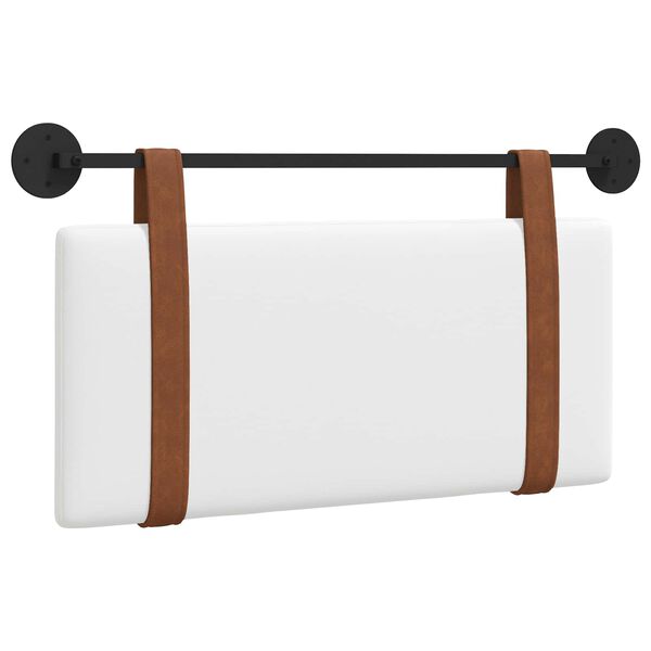 vidaXL Držeće uzglavlje Zidne Bijeli 90 x 55 x 5 cm Antikni PU