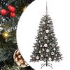 vidaXL Umjetno božićno drvce Zelena 120 cm PVC, Plastika i Čelik