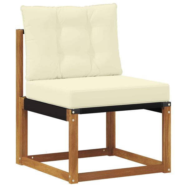 vidaXL Set vanjskih sofa s jastukom 9 pcs Prirodna i krem