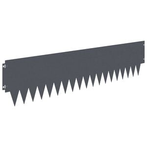 vidaXL Ograda oko Travnjaka 30 pcs metal