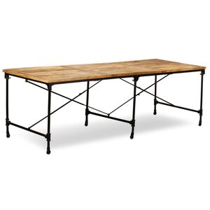 vidaXL Blagovaonski Stol Masivno Drvo Manga 240 cm