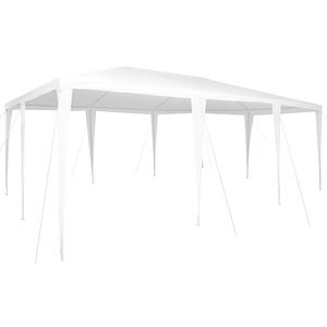 vidaXL &Scaron;ator za zabave Bijelo 600 x 400 x 266 cm Polietilen i čelik