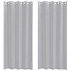 vidaXL Voile zavjesa 2 kom. Tamno siva 260 x 140 cm Poliester