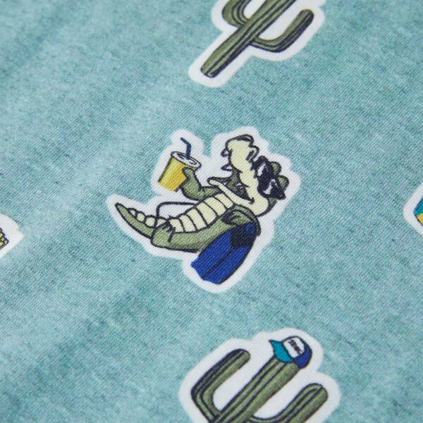 Dječja majica svjetlozelena pro&scaron;arana 128