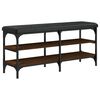 vidaXL Klupa za cipele smeđa boja hrasta 102x32x47cm konstruirano drvo