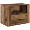vidaXL Noćni ormar Staro drvo 35 x 60 x 50 cm Konstruirano drvo