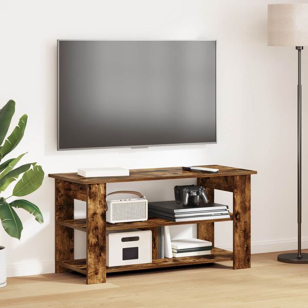 vidaXL Stalak za TV Dimljeni hrast 100 x 40 x 50 cm