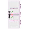 vidaXL Unutarnja vrata ORKDAL Bijela nane&scaron;ena 78 x 211 cm