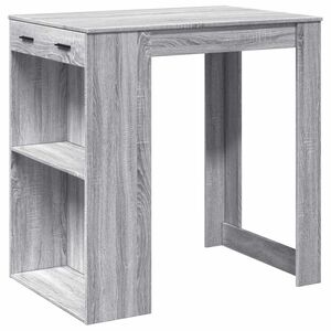 vidaXL Barski stol sivi 102x70x103,5 cm od konstruiranog drva