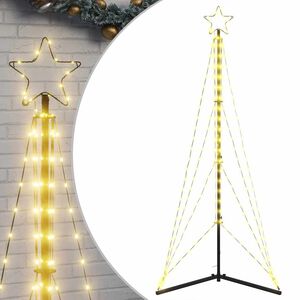 vidaXL LED božićno drvce 363 LED toplo bijelo 182 cm
