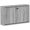 vidaXL Ormar za cipele na zidu ALKMAAR 71 x 17 x 43 cm Siva Sonoma