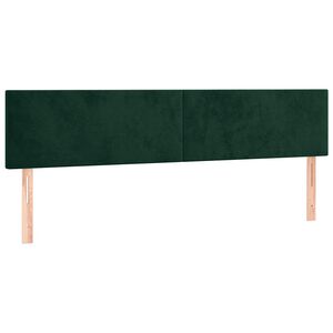 vidaXL Uzglavlja tamnozelena 180x5x78/88 cm bar&scaron;unasta