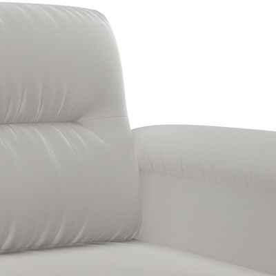vidaXL Fotelja svjetlosiva 60 cm od mikrovlakana