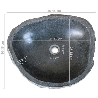 vidaXL Kupaonski ormarić od masivne tikovine s kamenim umivaonicima