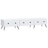 vidaXL TV ormar s ladicama Bijela 147 x 34,5 x 30 cm Konstruirano drvo