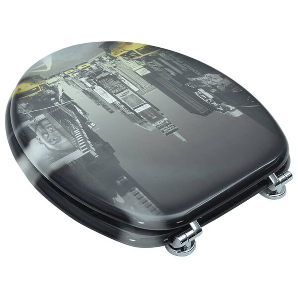 Toaletna daska MDF s uzorkom New Yorka