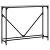 vidaXL Konzolni stol siva boja hrasta 102x22,5x75 cm konstruirano drvo