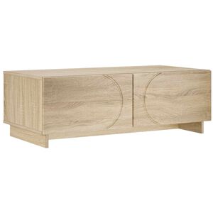 vidaXL klub stolić Hrast sonoma 102 x 50,5 x 35 cm Konstruirano drvo
