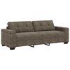 vidaXL Sofa 3 pcs Tamno siva 221 x 80 x 80 cm Platnasta tkanina