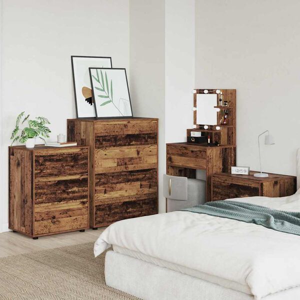 vidaXL Ormari za skladi&scaron;tenje 2 pcs Staro drvo 80 x 48 x 105 cm