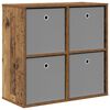 vidaXL Kreveta s ladicama Staro drvo 68,5 x 32 x 67 cm