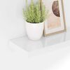 vidaXL Plutajuće zidne police 4 kom sjajne bijele 50 x 23 x 3,8 cm MDF