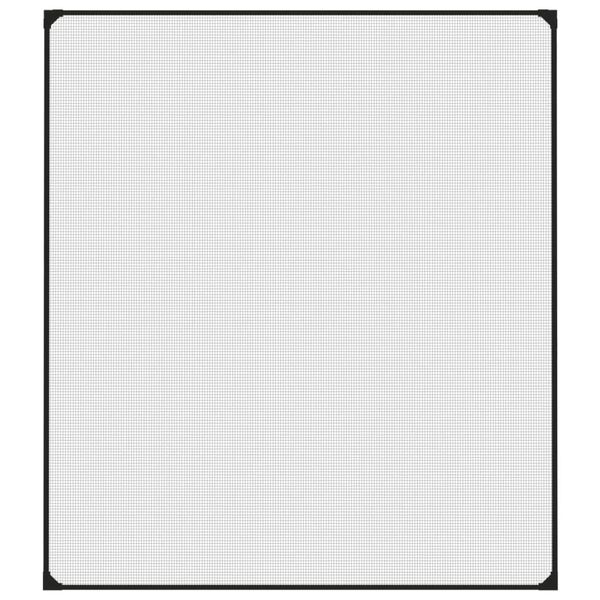 vidaXL Magnetski prozorski zaslon protiv insekata antracit 130x150 cm