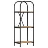 vidaXL Polica 3 razina 40 x 30 x 109 cm Konstruirano drvo