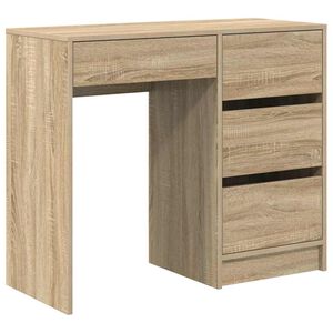 vidaXL Stol Sonoma hrast Konstruirano drvo 90 x 37.5 x 75 cm
