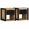 vidaXL Noćni ormarići 2 kom 40x35x40 cm Puno grubo drvo Mango