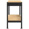 vidaXL Radne klupe s ladicama Crna 114 x 54 x 91 cm Konstruirano drvo