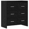 vidaXL Kreveta Crni hrast 75 x 33 x 80 cm Konstruirano drvo