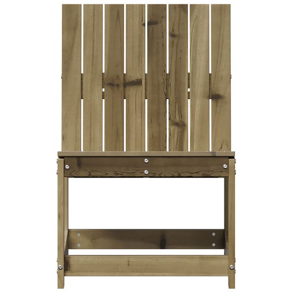 vidaXL Vrtna stolica 50,5 x 55 x 77 cm od impregnirane borovine
